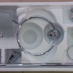7 piece bathroom accessory