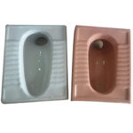 Asian toilet with step